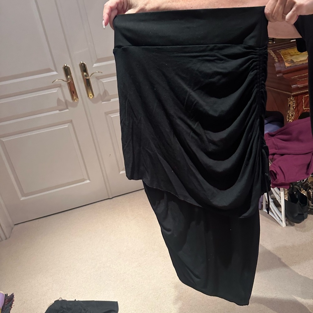 Elegant Black Women's Skirt rock and karma designs by Naomi